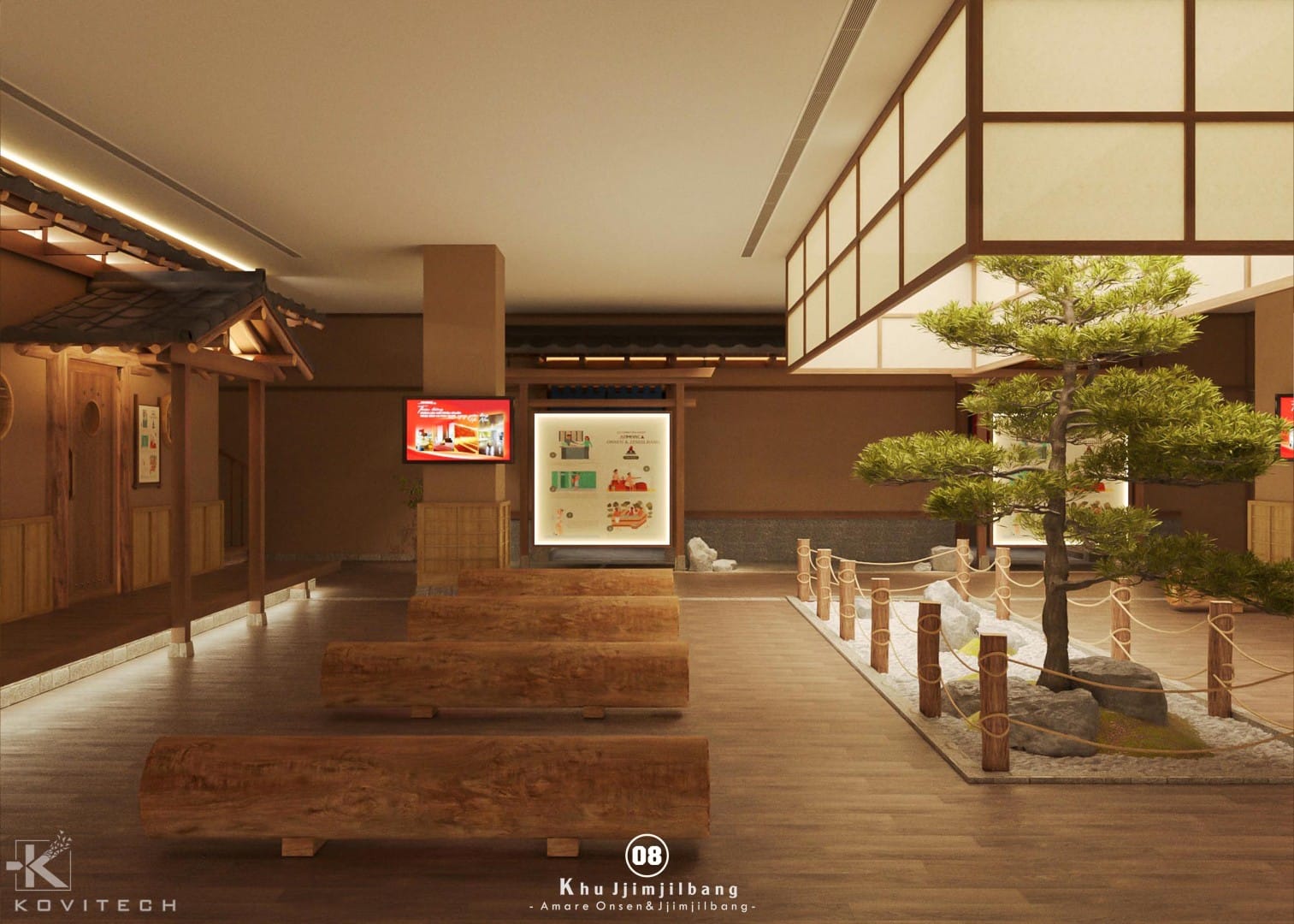 thiết kế onsen jjimjibang