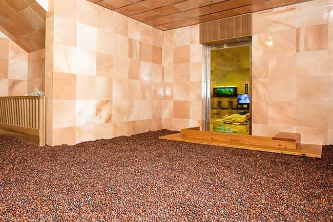 Phòng xông hơi hoàng thổ (Clay sauna) | Thiết kế thi công spa