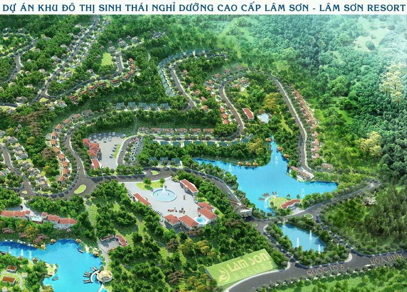 Tổng thể khu Lâm Sơn Resort