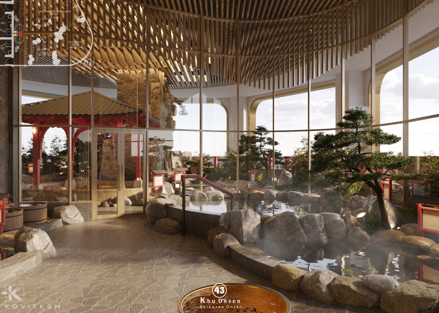 thiết kế Onsen 