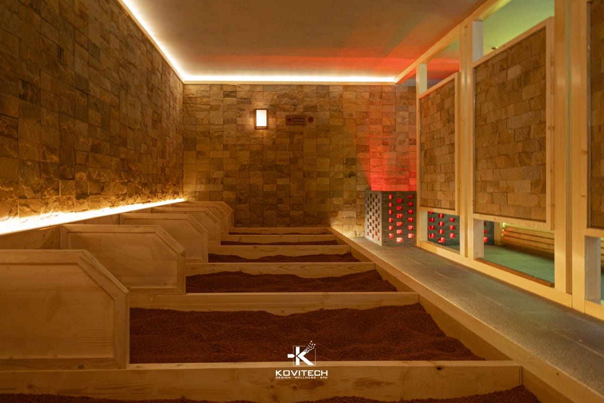 Phòng xông hơi Hoàng thổ Amare Onsen & Jjimjilbang Hà Nội Phòng xông hơi Hoàng thổ Amare Onsen & Jjimjilbang Hà Nội