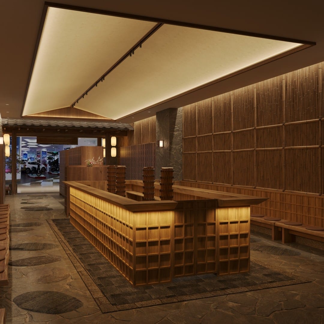 Thiết kế Onsen trong nhà dự án Amare Times City