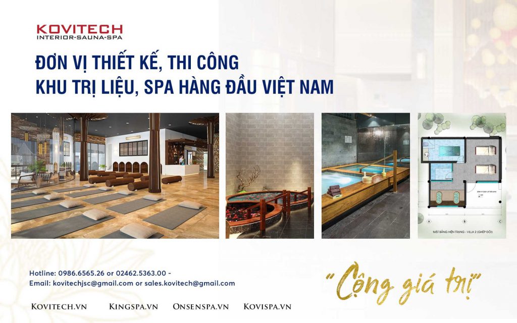 KOVITECH - Đơn vị thiết kế, thi công khu trị liệu, Spa hàng đầu Việt Nam